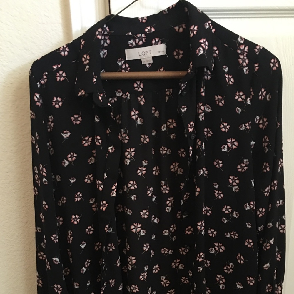Loft career blouse